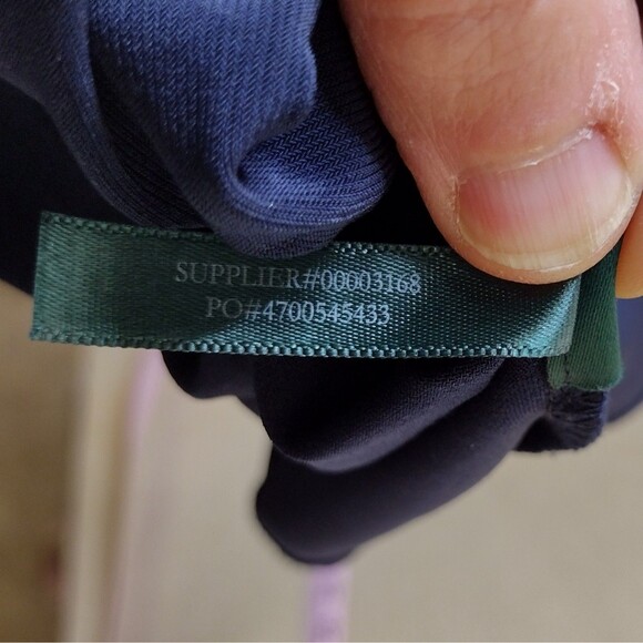 lauren ralph lauren dress Dark Navy Blue Ruched Body-con Size 4 - Picture 14 of 14